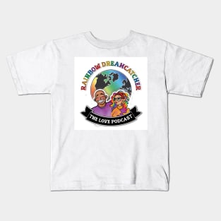 Rainbow Dreamcatcher The Love Podcast Logo Kids T-Shirt